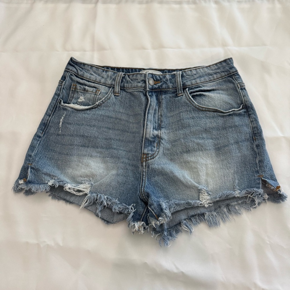 KanCan Ultra High Rise Denim Shorts Size 29